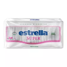 Algodon Estrella Super De 200g Por 10 Paquetes