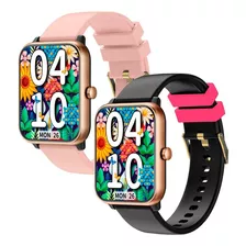 Reloj Mujer Smartwatch Mistral Smt-ts82-04 Doble Correa