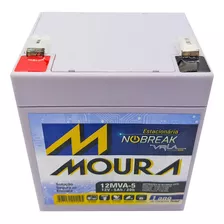 Bateria Selada Alarme Nobreak 5ah 12v Vrla Agm Moura