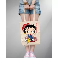 Tote Bag- Bolsa De Girl Power - 8m - Betty Boop