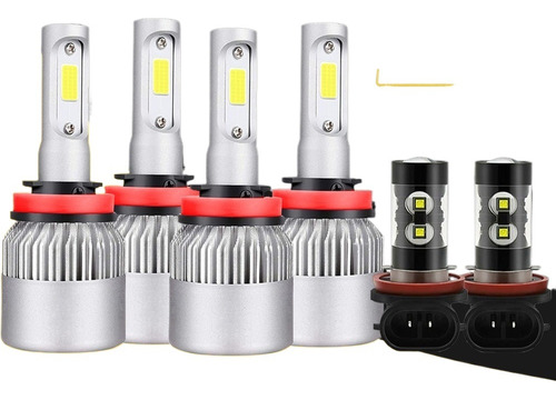 A 20000lm 80w Kit Focos De Led H4 Luz Alta Y Baja Para