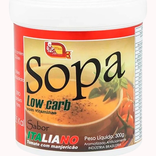 Sopa Cremosa Low Carb Light Nutricional Vários Sabores 300g