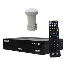 Kit Receptor De Tv Digital Via Satelite Elsys Satmax 5 + Lnb