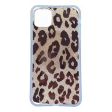 Carcasa Animal Print Dorada Para iPhone 11 Pro Max