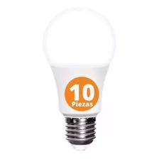 Paquete 10 Focos 10w Led Ahorrador E27 Tianlai 700lm Luz Bca