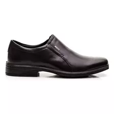 Zapato Social Masculino Pegada Cuero Confort Amortech Negro