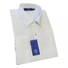 Camisa Formal Doble Puño Blanca Para Colleras