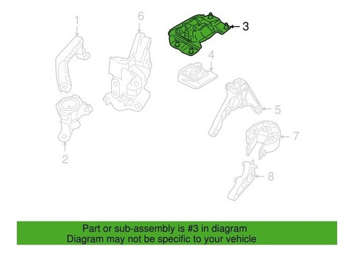 Soporte Motor Inferior Izq Volvo T4 T5 V40 12-16, V50 04-07* Foto 4