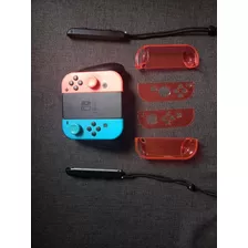 Control Más Joycons Originales Con Protectores 