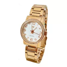 Reloj Kosiuko Mujer Dama Acero Dorado Rose 838a