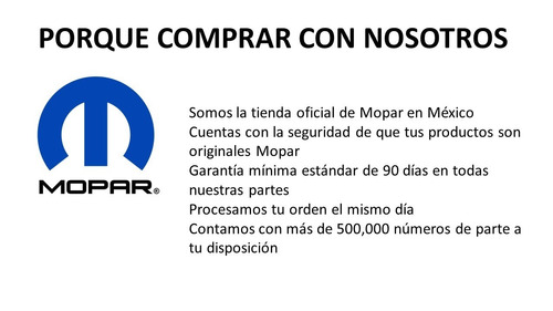 Tornillo Rueda Dodge Caliber 2007 1.8l Mopar Foto 7