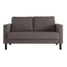 Sofa Oslo 2 Cuerpos, Color Marrón, Excelente Calidad- Ártico