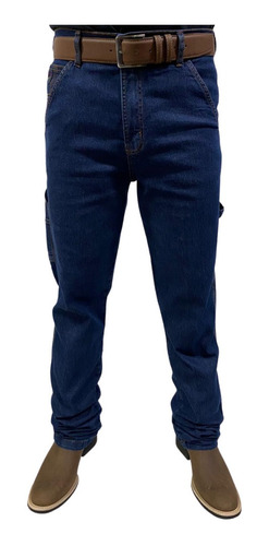 Calça Jeans Masculina Carpinteira Arizona Azul Escuro 