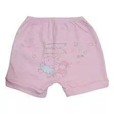 Short Bebê Menina Bicho Molhado