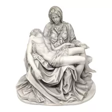 Madonna Della Pieta Michelangelo Imagem Em Mármore Maciço