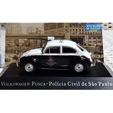 Miniatura Volkswagen Fusca 1.6 - Polícia Civil De São Paulo