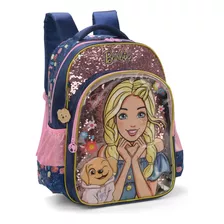 Mochila Infantil Unicórnio 43cm - Acolchoada - Bolsos