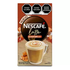 Caja Con 6 Sobres De Café Nescafé Latte Caramelo De 20 Cada Uno