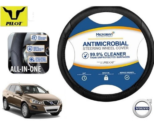 Funda Cubrevolante Negro Antimicrobial Volvo Xc60 2013 Foto 3