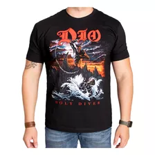 Camiseta De Rock Banda Dio - Holy Diver - Oficina Rock ®