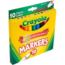 Crayola Marcadores Colores Clásicos X10