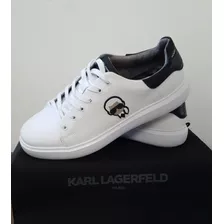 Tenis Karl Lagerfeld París Blancos Hombre Talla 8 Mex 