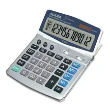 Aurora Dt401 Desktop Basic Gray Calculator