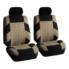 Juego De Fundas Para Asientos De Coche Fh Group, Tela Beige