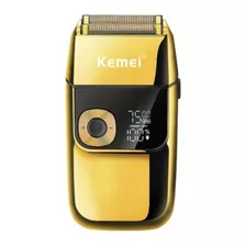 Barbeador Kemei Km-2028 Dourado 100v/240v