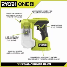 Esprayador Nebulizador Ryobi 18v Inalámbrico 