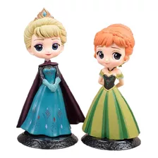 Princesas Anna Y Elsa Con Base Frozen Tipo Disney Infinity 