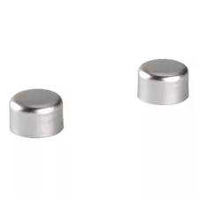 Pack De 2 Unidades Terminal Tope De Metal 19 Mm