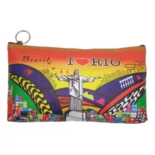 Kit 4 Necessaire Lembrança Rio De Janeiro Cristo Redentor