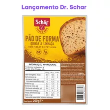 6 Unid Pão De Forma Quinoa E Linhaça Schar Sem Glúten 200g