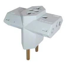 Adaptador Todas Tomadas Padrão Novo Antigo Benjamin Modelo T