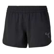 Short Puma De Mujer Woven 587226 01 Entrenamiento Negro