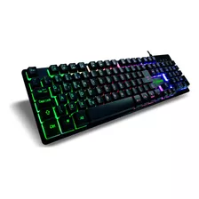 Teclado Gamer Semi Mecânico X Zone Com Led