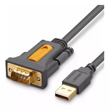 Cabo Adaptador Usb A Ugreen P/db9 Rs232 Fêmea 1.5m Preto