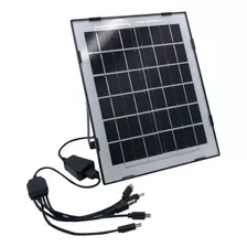 Cargador Panel Solar 6w/6v Para Telefonos Y Radios 