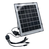 Cargador Panel Solar 6w/6v  Para Telefonos Y Radios
