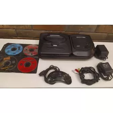 Console Sega Cd Completo - Americano + 8 Jogos Originais Reservado