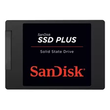 Ssd 480gb Sandisk Plus Sata Iii Leitura 535mb/s Grav 445mb/s Cor Preto