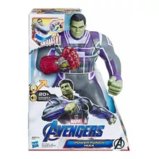 Boneco Eletronico Power Punch Hulk Vingadores Ultimato E3313