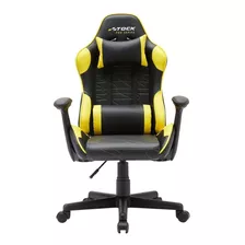 Cadeira Gamer Kids Anima Racer Pro Stock Car Preto / Amarelo