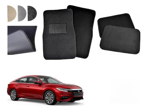 Tapetes Charola Colores 4pz Honda  Insight 2020 A 2023