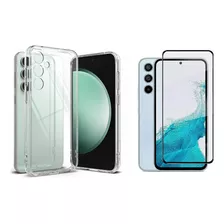 Funda Para Samsung S23 Fe Reforzada Transparente + Vidrio 9d