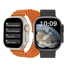 Smartwatch W68 Ultra Serie 8 Com Nfc 2.2 Comando De Voz