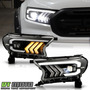 Par Faros Negro Interior Led Ford Ranger Xlt 2020 2.5l