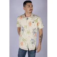 Camisa De Linho Estampado Aéropostale