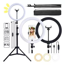 Ring Light Tripe Iluminador Portátil Youtuber Bluetooth